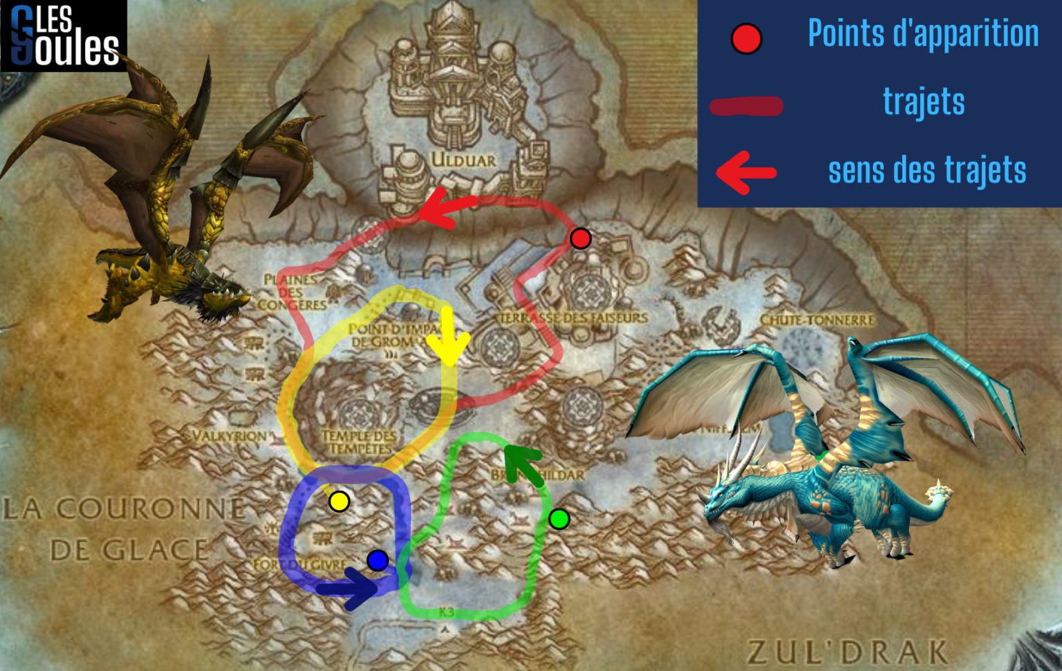 Le légendaire Protodrake perdu dans le temps Guide monture WoW Les Goules