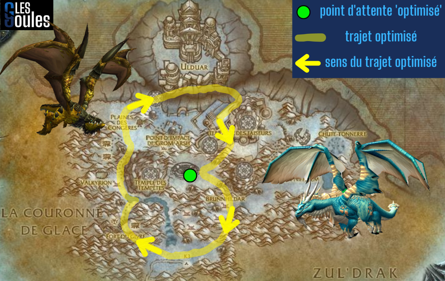 Le légendaire Protodrake perdu dans le temps Guide monture WoW Les Goules