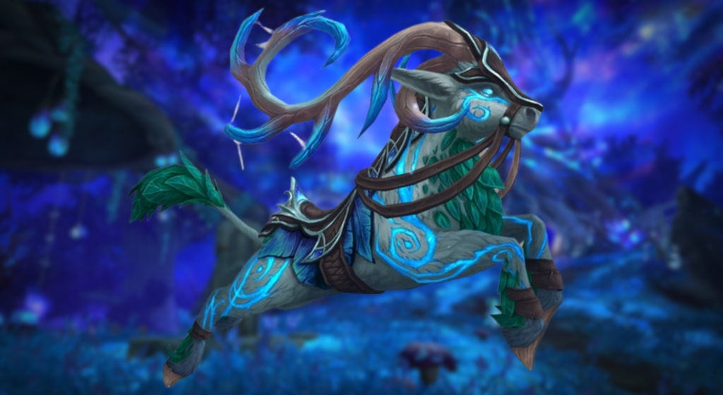 Cerf runique d’éveilleur enchanté Guide monture WoW Les Goules